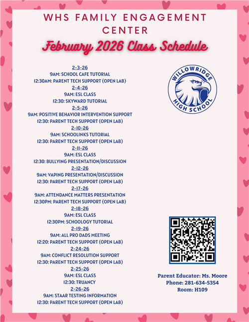  Image of February 2026 Parent Engagement Calendar